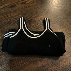 Black and White Alo knit dress